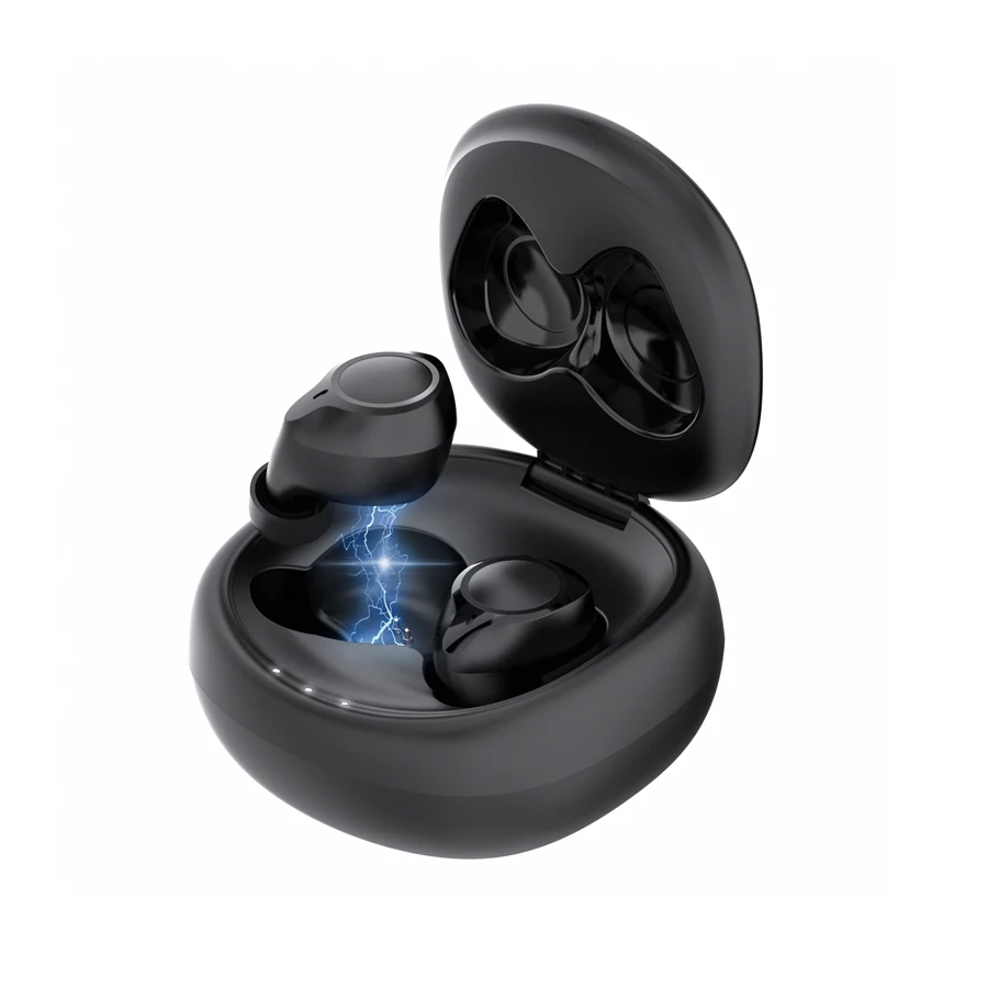 Dudios настоящие беспроводные наушники Bluetooth мини с микрофоном IPX5 спортивные 3.5ч