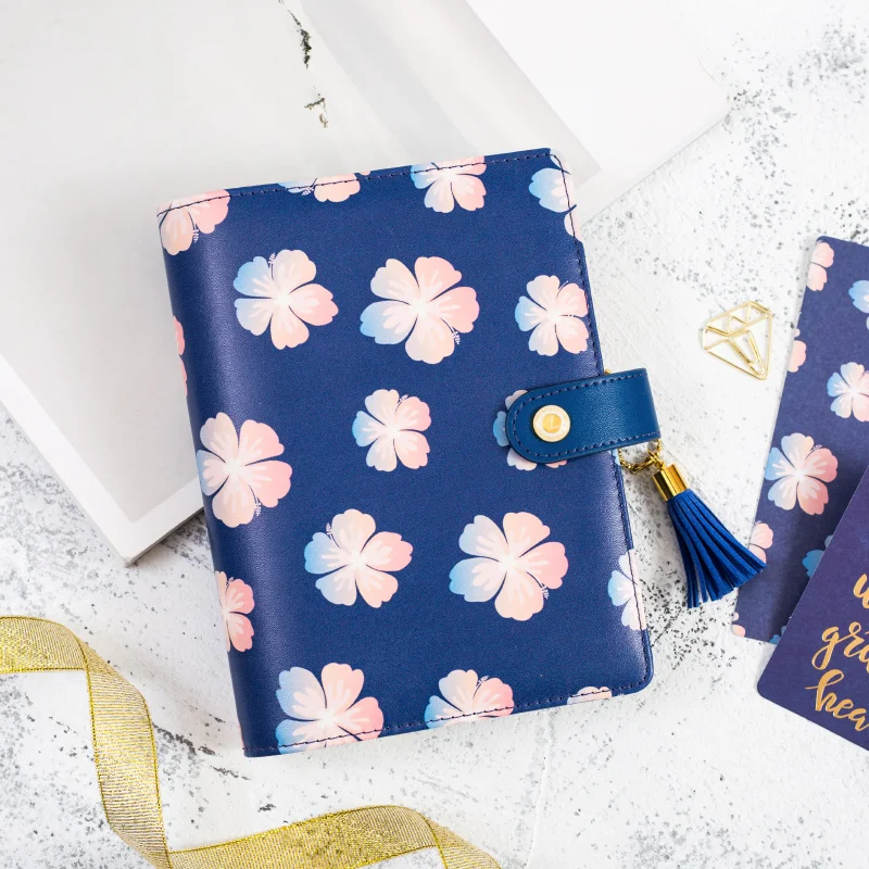 Lovedoki Be Beautiful Like Summer Flowers Spiral кожаный чехол для записной книжки ежедневник