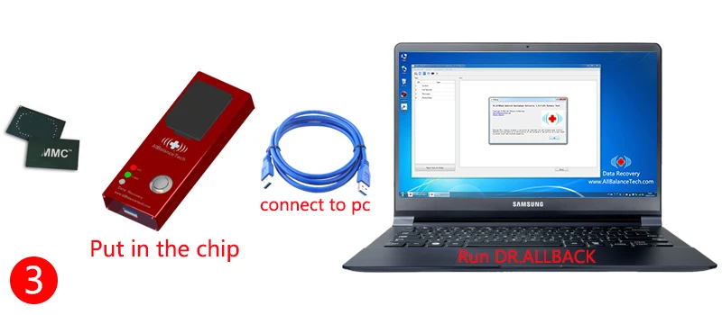 DS3000-USB-eMMC169/153 разъем BGA169 BGA153 считыватель чип-выключение восстановление извлечение данных из воды физический ущерб Android Мобильный