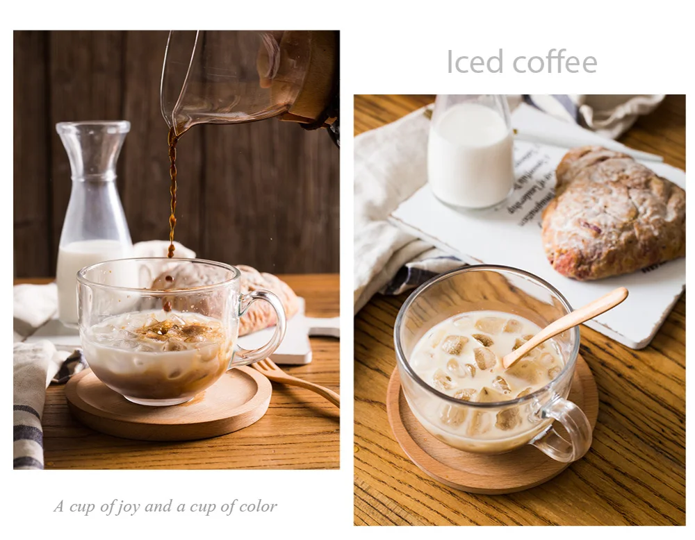 MDZF sweetome кофейная кружка качество прозрачный для завтрака Oat кружка вода, сок, молоко чашка для чая