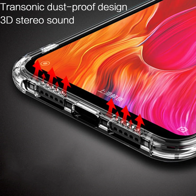 Чехол для Xiaomi Mi 8 Lite чехлы SE тонкий прозрачный противоударный мягкий чехол из ТПУ