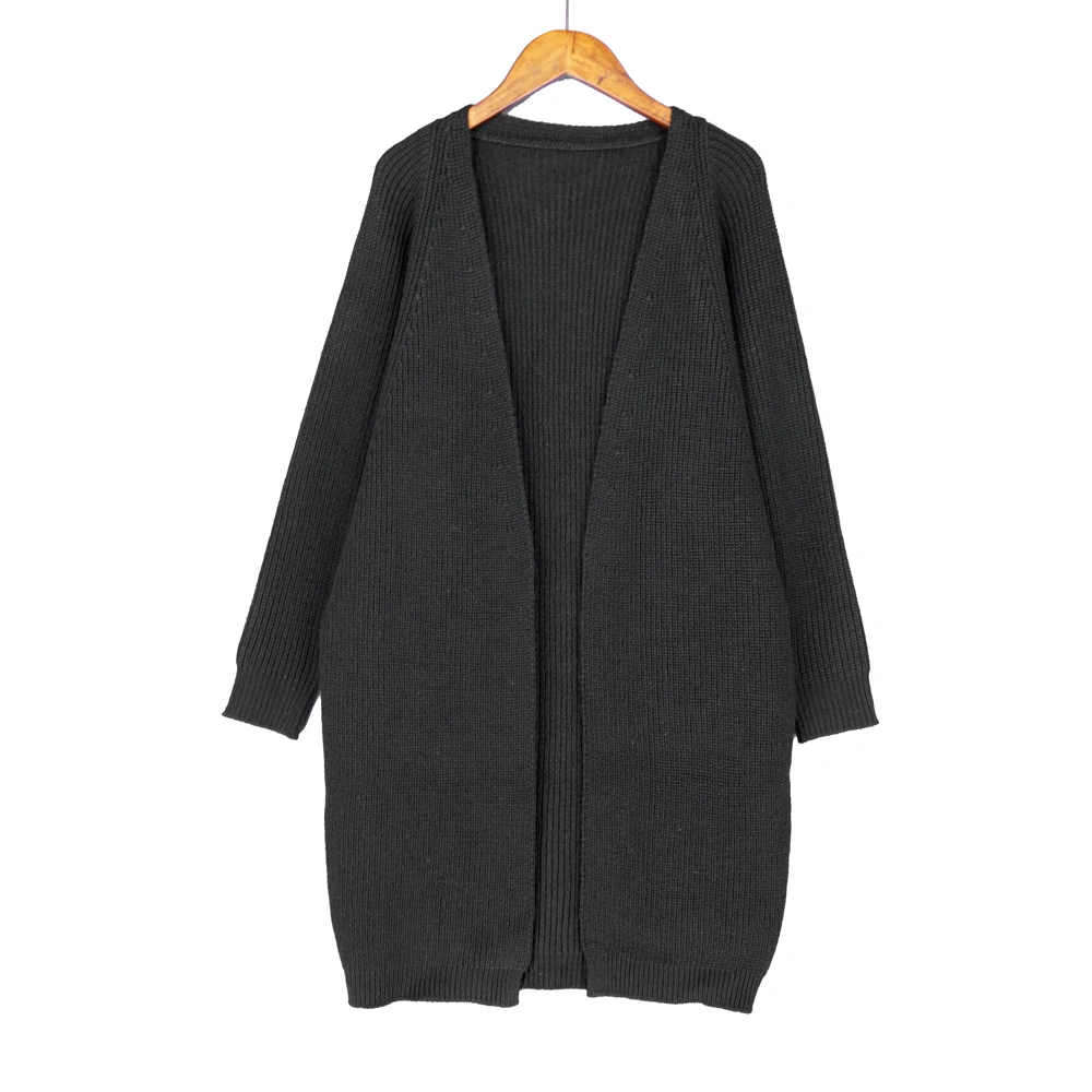 White Loose Bat Cardigans Lady's Coats Autumn Winter Women Solid Color Oversized Long Batwing Sleeve Knit Cardigan Sweater 2019 |
