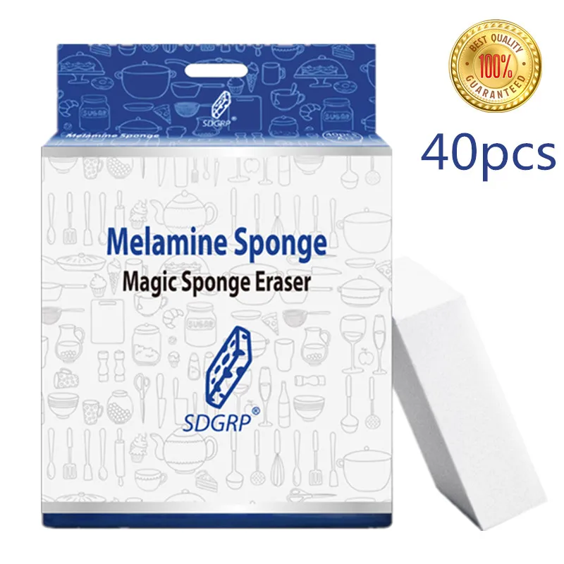 

40/20/10pcs Melamine sponge for Washing dish\office\kitchen\bathroom cleaner,High density Nona Magic sponge Eraser with package
