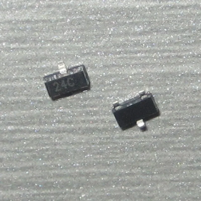 free shipping PSOT24C-LF-T7 PSOT24C mark 24C SOT23-3 new original IC electronics transistores | Электроника