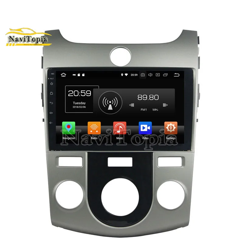 NAVITOPIA 9 &quot4G + 64G Octa Core Android 0 Автомобильный мультимедийный плеер для KIA Cerato/Форте 2008