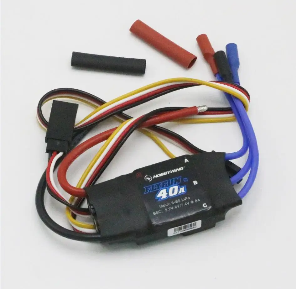 Регулятор скорости Hobbywing FlyFun V5 40A ESC 3-6S Lipo бесщеточный электродвигатель для дрона
