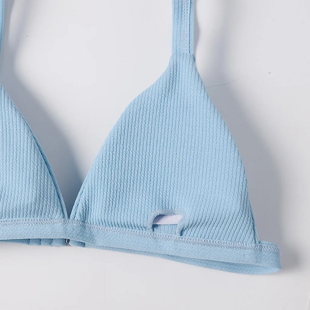 Maillot De Bain Femme 2020 Biquinis сексуальное бикини чистый цвет камзол пляжный купальный
