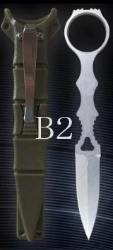 Нож karambit с фиксированным Д2 стальным лезвием и бабочкой, походный инструмент для охоты, выживания, тактический карманный мини подарок, Прямые ножи - Цвет: picture B2