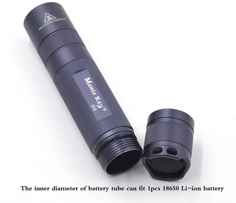 Manta Ray S10 серый Cree XML2 U3-1A AMC7135* 6 5 Режим плавный светильник с затемнением EDC светодиодный фонарик