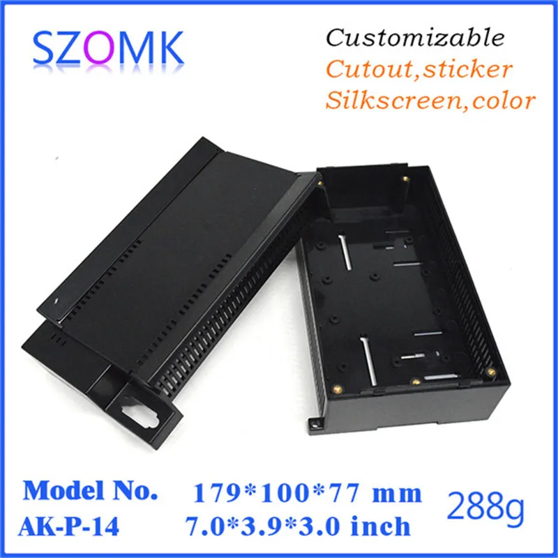 Корпус прибора из черного пластика abs РАСПРЕДЕЛИТЕЛЬНАЯ КОРОБКА ПЛК (1 шт.) 179*100*77