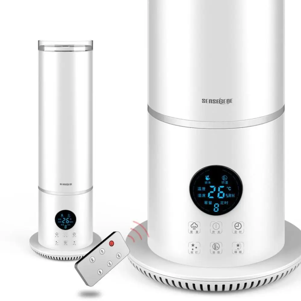 Intelligent white 220V отрицательных ионов увлажнители воздуха ароматерапия воздуха на дизельном топливе, керосине внутренний очистители 5.6L бытовой Электрический увлажнитель воздуха EU/AU/UK/US вилка - Цвет: Intelligent white