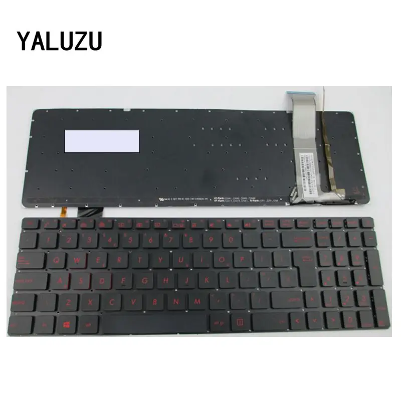 Клавиатура YALUZU для ноутбука ASUS GL551 GL551J GL551JK GL551JM GL551JW N551 G551 GL552 GL552J GL552JX GL552V GL552VL с