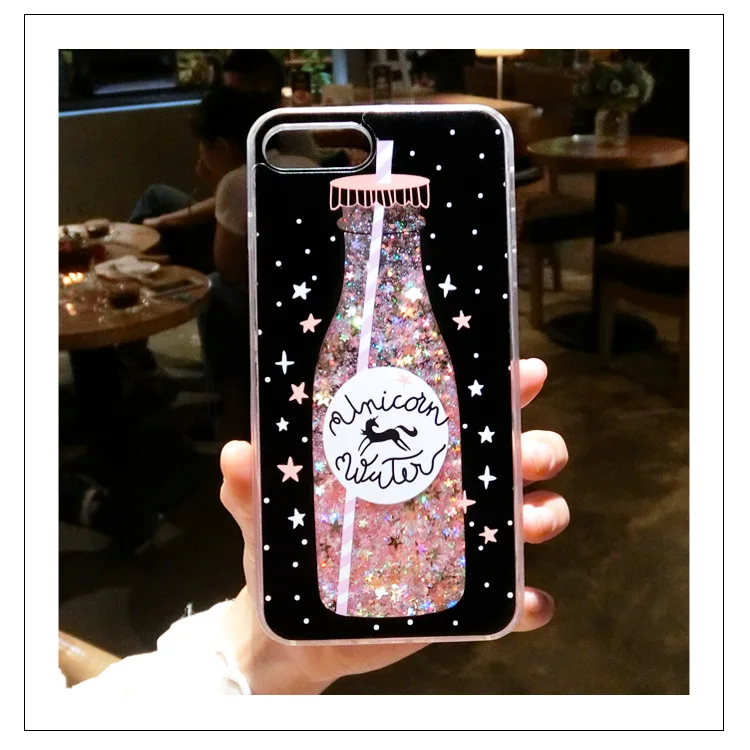 Роскошный силиконовый чехол с чашкой зыбучих песков для iPhone 6 s 6S 7 7S iPhone 8 Plus X 10 XR XS Max 6Plus 6splus 7Plus 8 Plus чехол для сотового телефона