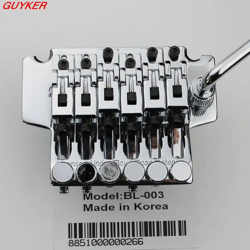 Новинка Lic Tremolo гитарный мост Low Pro двойная блокировка Chrom BL 003 CR|tremolo guitar bridge|guitar