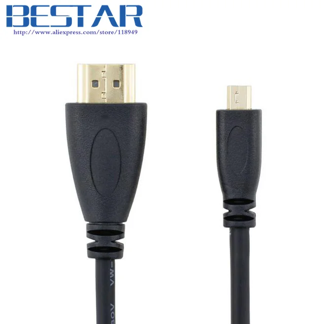 HDMI Micro hdmi V1.4 папа-папа микро Тип D к тип A кабель 1 м 5 8 3 1080p 1440p для HDTV PS3 XBOX 3D LCD |