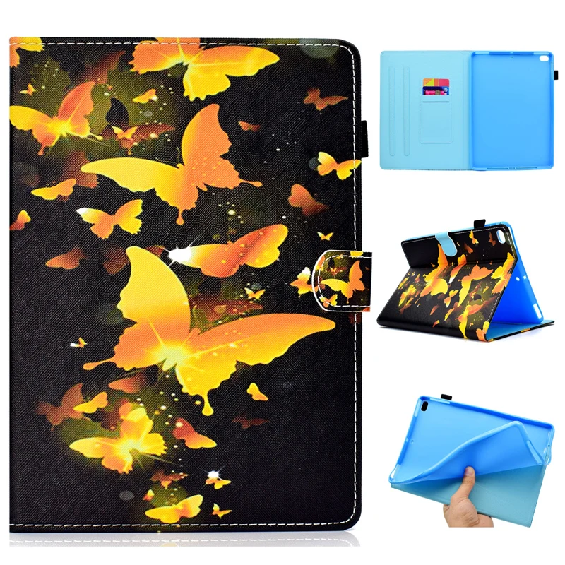 Для iPad 9,7 A1893 A1954 A1822 A1823 чехол милый кошелек сумка iPad A1474 A1475 A1476 Air 2 A1566 A1567 Прекрасный Принт с длинным рукавом держатель