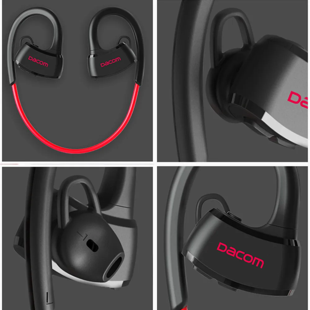DACOM P10 Беспроводной Спортивная гарнитура IPX7 Водонепроницаемый Bluetooth