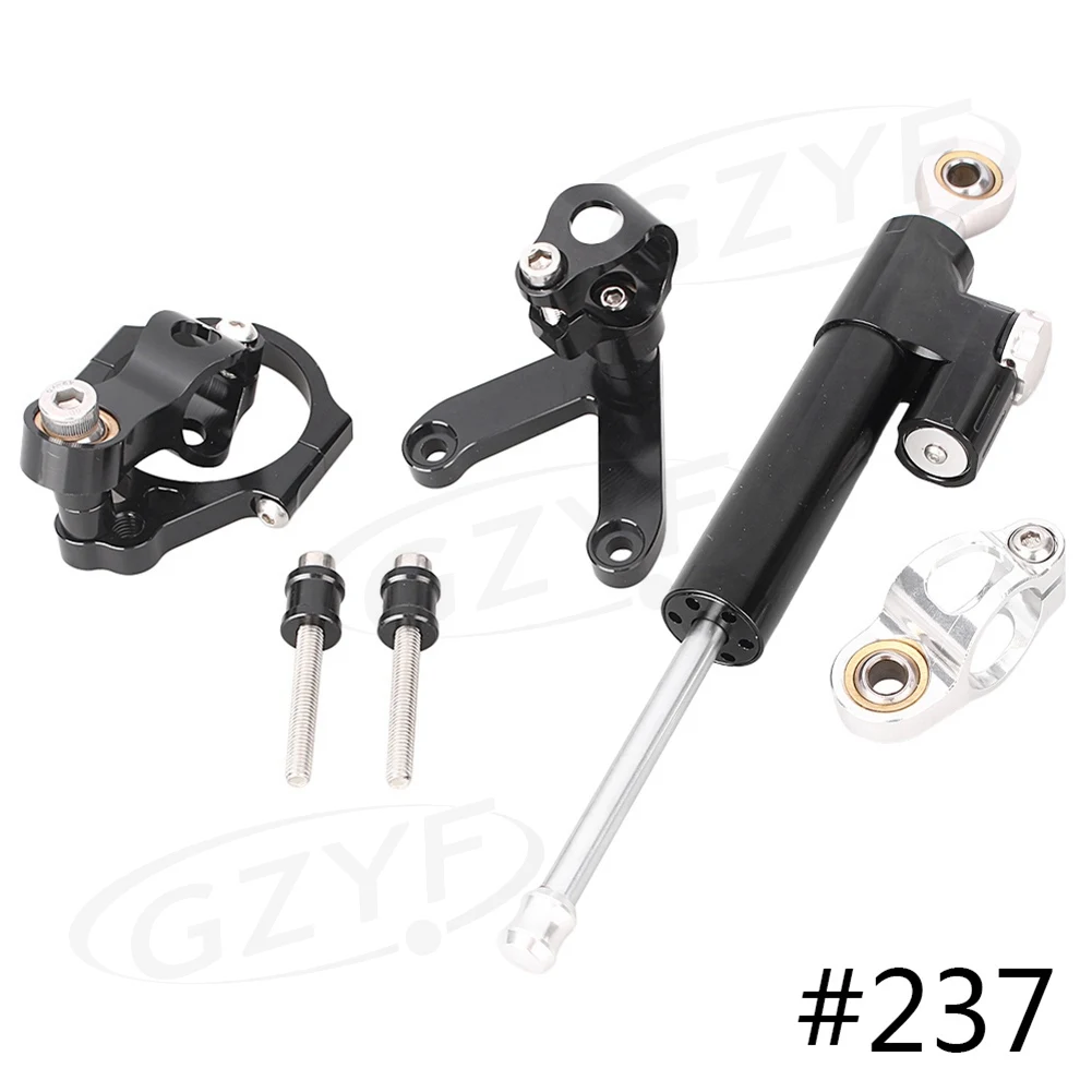 

For Ducati 848 CNC Steering Damper Stabilizer w/ Bracket Set Saftety Control Kit 2008-2010 Anodized Motorbike Parts Accessories