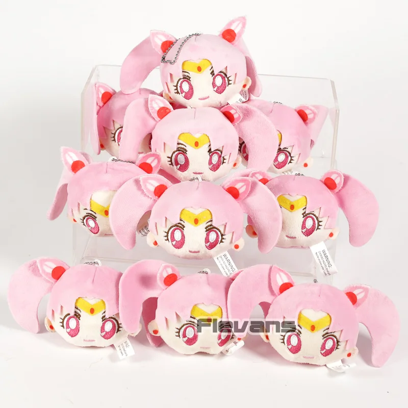 Аниме мультфильм Сейлор Мун Цукино Usagi Chibiusa плюшевые подвески мягкие игрушки куклы 10 шт./партия 3 типа