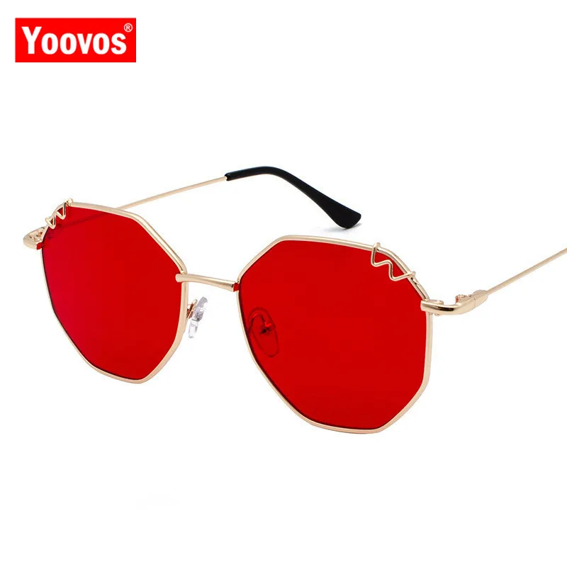 

Yoovos 2021 Luxury Women Metal Vintage Sunglasses Brand Designer Eyeglasses Men Shopping Street Beat Oculos De Sol Gafas UV400