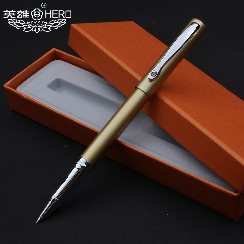 Перьевая ручка HERO 1309 студентов каллиграфии подарки авторучка Бесплатная надписи