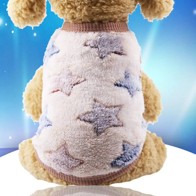 New Autumn/Winter Cartoon Dog Clothes for Small Dogs Chihuahua Yorkie Clothing Pet Puppy Cat Coats Jacket Warm Soft Fleece | Дом и сад