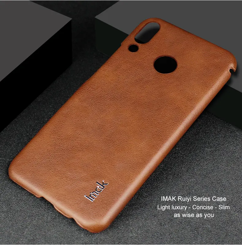 Чехол IMAK для Asus Zenfone 5z ZS620KL, чехол из искусственной кожи, легкий роскошный чехол для телефона Zenfone5 ZE620KL, защитный противоударный чехол