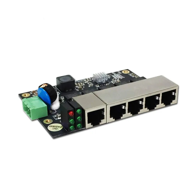 Промышленный Коммутатор ethernet 5 портовый промышленный Неуправляемый коммутатор