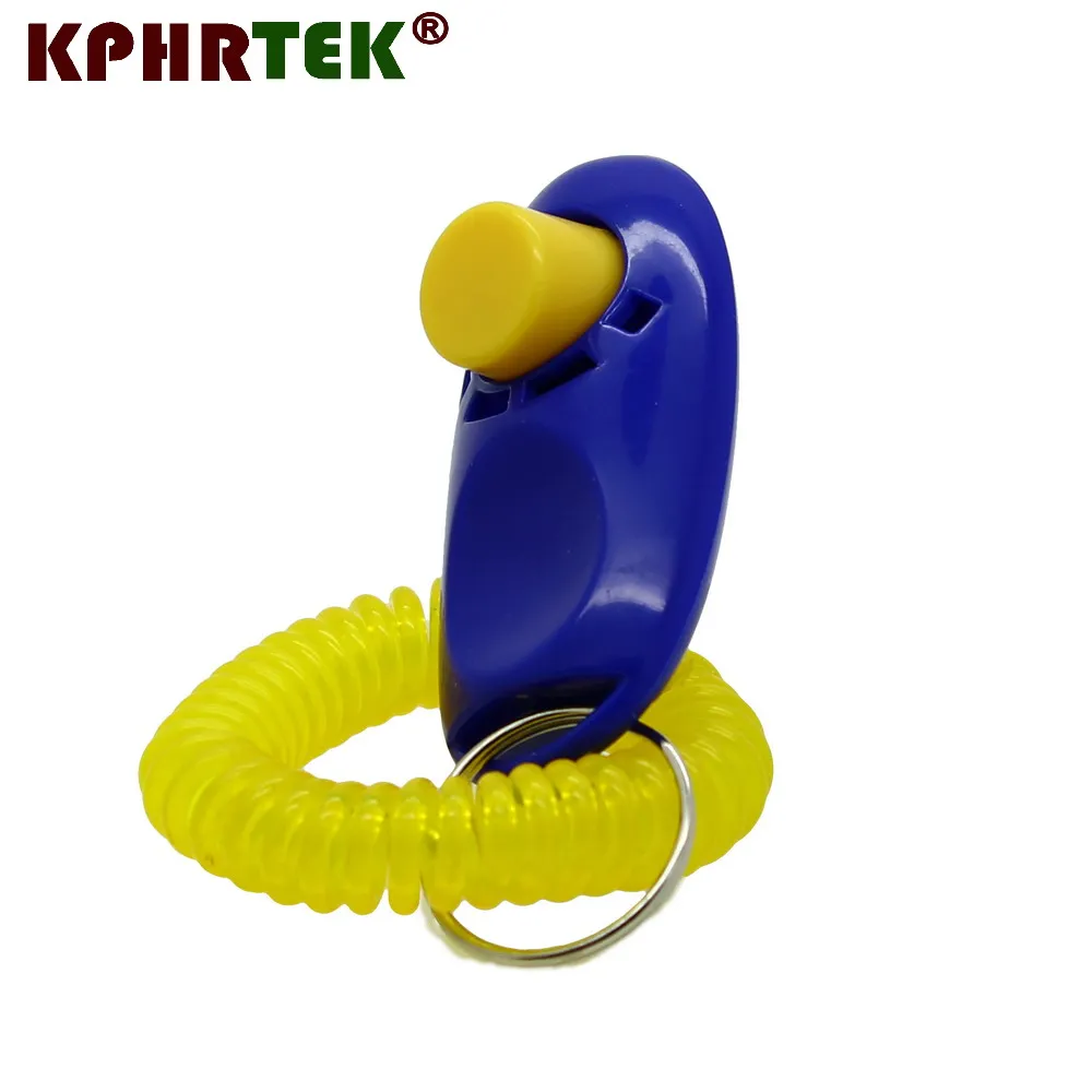 20 шт. клик кликер для собак тренировочный тренажер помощь на запястье 9 цветов