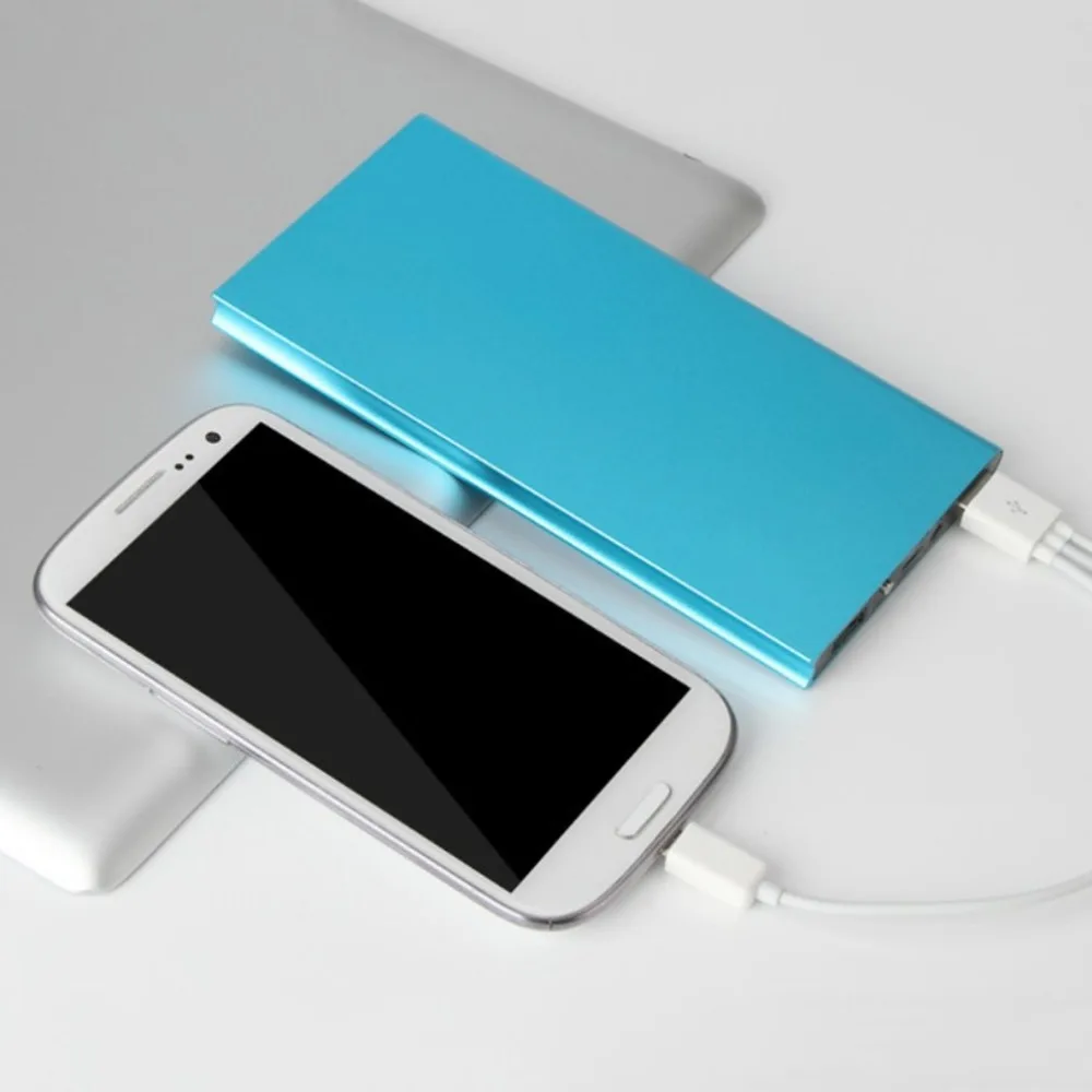 50000 мАч Универсальный внешний аккумулятор 9 5 мм ультра тонкий двойной USB выход