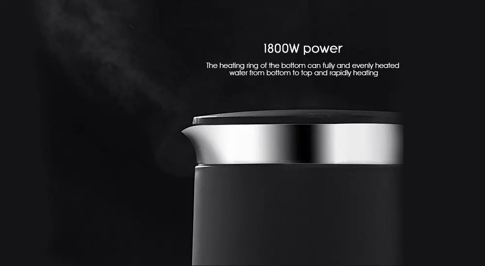 Xiaomi VIOMI Pro 304 л Электрический чайник Интеллектуальный термостат анти-обжиг бытовой 1800 Электрический чайник из нержавеющей стали Вт