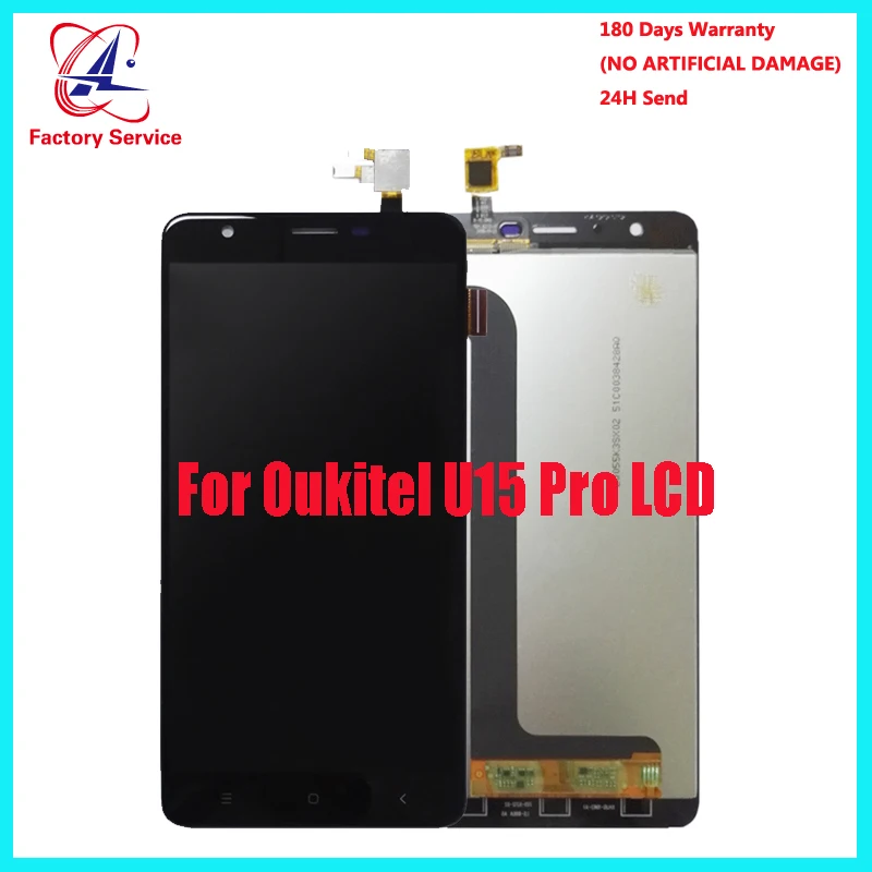 Оригинальный ЖК дисплей Oukitel U15 Pro + панель сенсорного экрана запасные части в