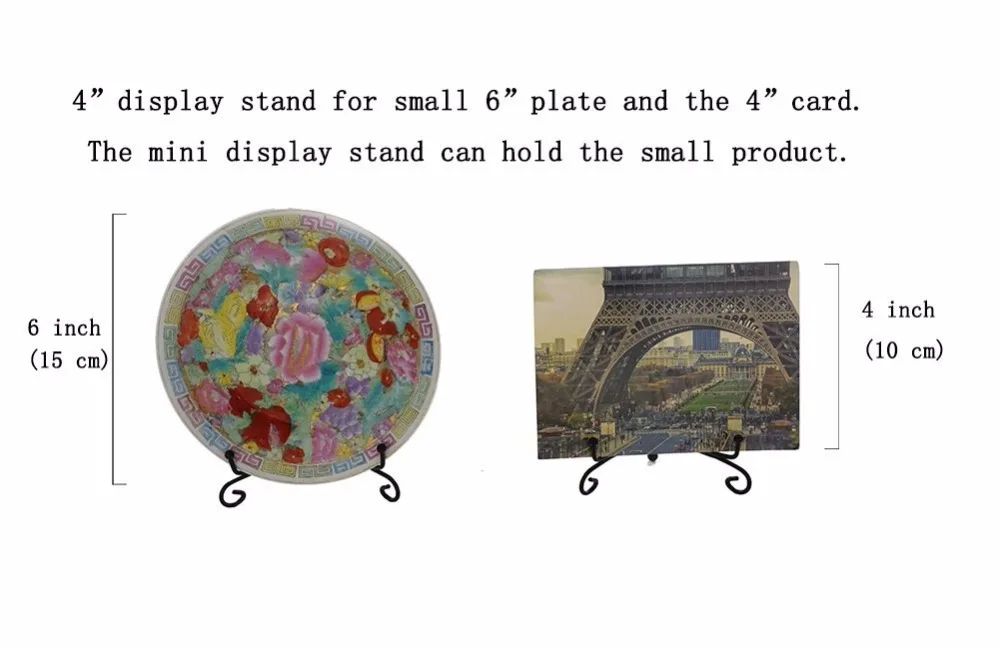 (2 упаковки) железная подставка для дисплея черная демонстрации мольберта