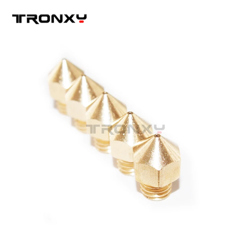 Сопло tronxy P802M P802E X3A X1 для 3D принтера размер экструдера 0 2 мм 3 4 5 6 шт./лот бесплатная