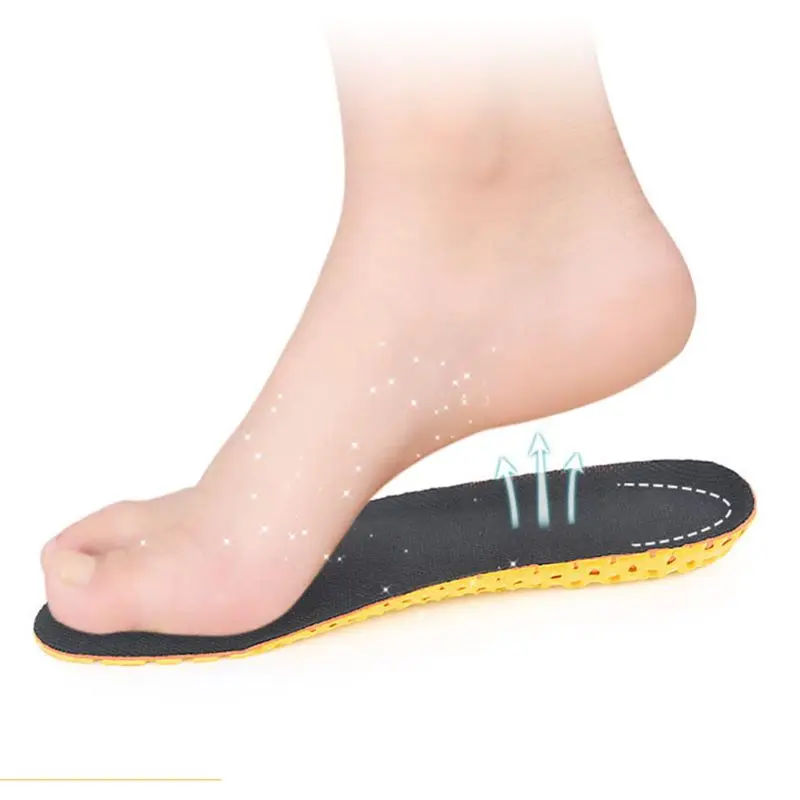 1 Pair Shoe Pad Insoles EVA Breathable Thick Deodorant Sweat Absorb Cushion Pain Relief Running Insole Sport Shoes Soft Support