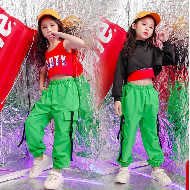 Детские повседневные штаны укороченная толстовка рубашка в стиле хип-хоп одежда
