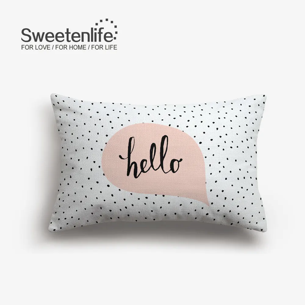 Sweetenlife Американский Стильный чехол для подушки 50x50 см белая льняная Подушка домашний декор с высоким уровнем Класс удобные Наволочки домашний декор