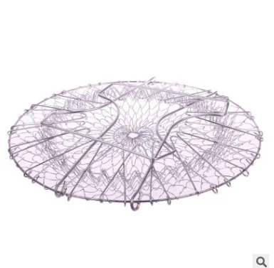 Складная промывка паром деформации Fry французская корзина шеф повара Волшебная