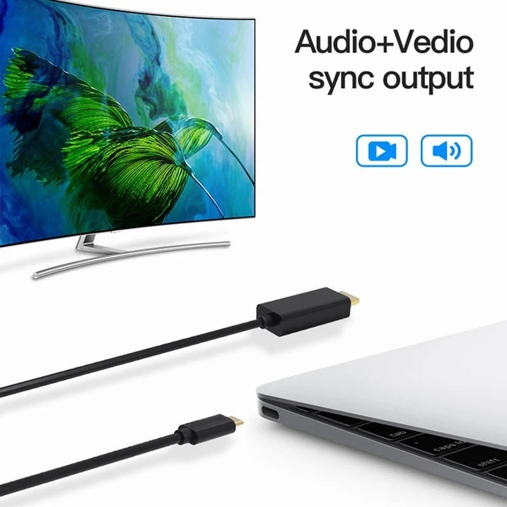 4K 1080P Micro USB 3 1 Type c к HDMI адаптер кабель для HDTV Macbook ноутбука телефона видео C