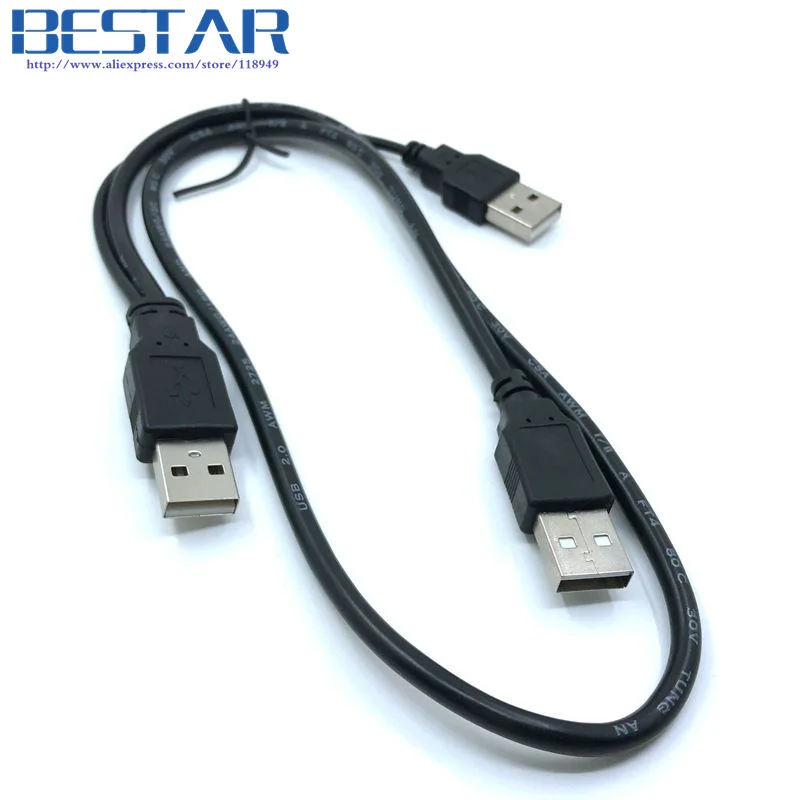 Кабель для передачи данных черный 70 см 0 7 м 2 фута USB 3 А А|y cable|cable yusb 2.0 |