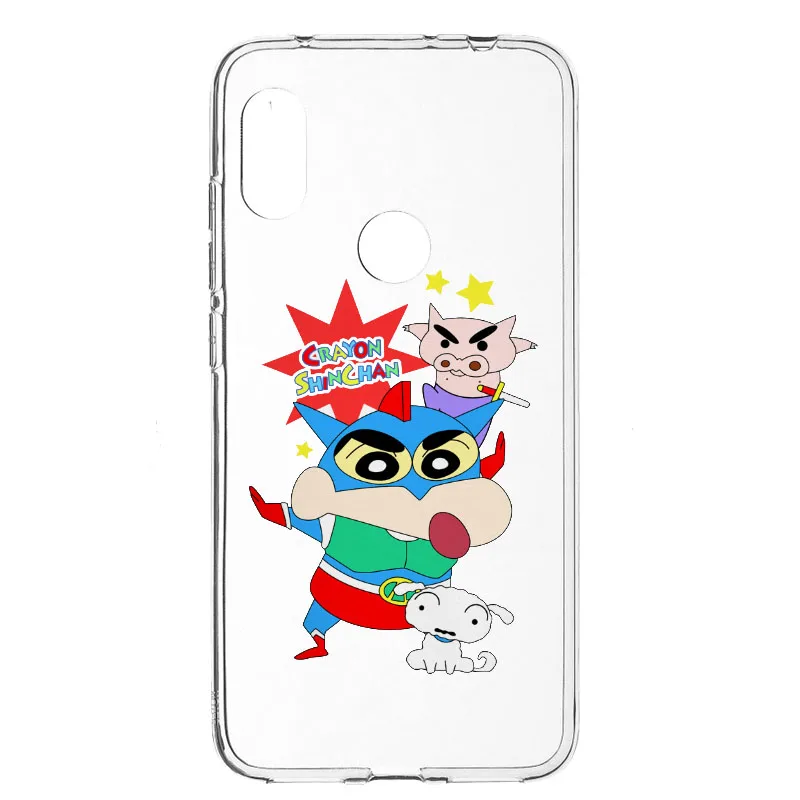 TPU Прозрачный Мягкий Силиконовый ТПУ чехол Crayon Shinchan для Xiaomi mi 9T Red mi NOTE5A NOTE5 Pro Red mi NOTE5 Xiao mi 8 SE - Цвет: TPU