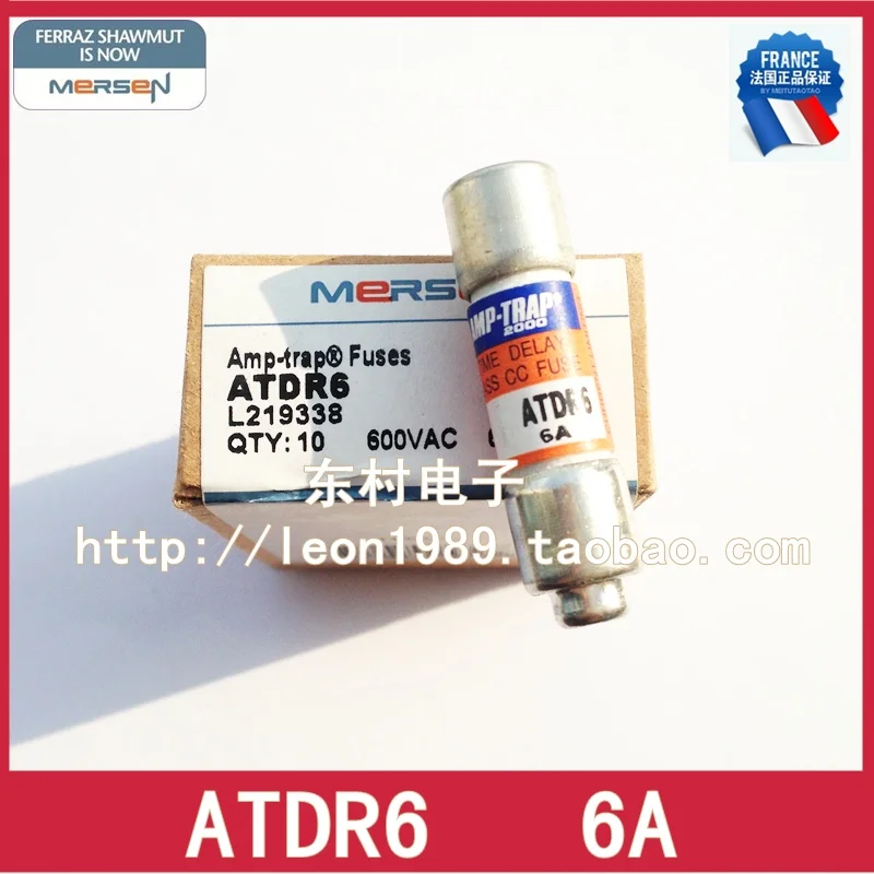[SA] Франция мерсен предохранитель Roland FERRAZ AMP TRAP CTDR6 6A 600v 5шт/лот|roland 500|fuses 101fuse socket |