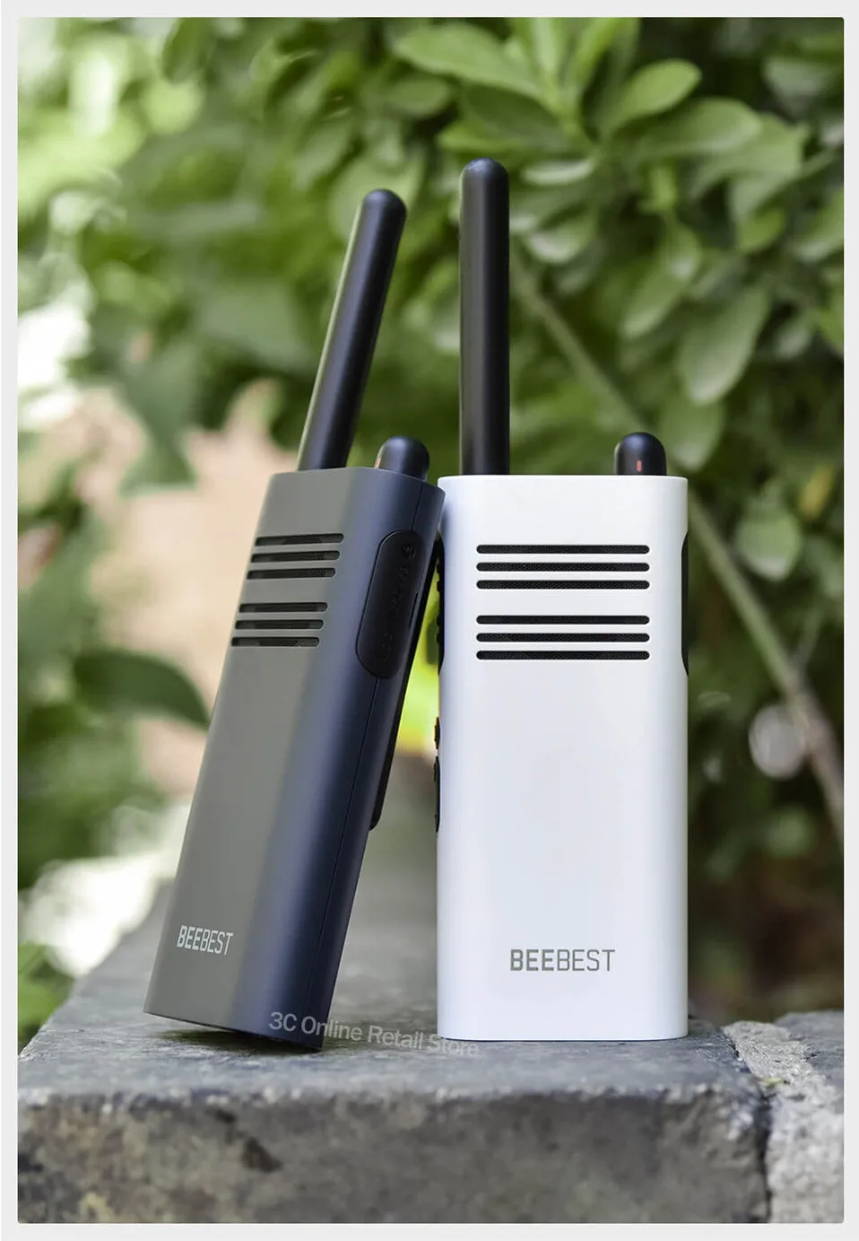 Xiaomi Mijia Jifengintercom Walkie Talkie с fm-радио спикером в режиме ожидания смартфон приложение расположение поделиться быстро команда Talk intercom