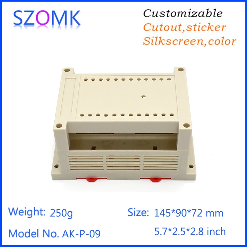 

10 шт./партия, пластиковые корпуса для электроники, 145x90x72 мм
