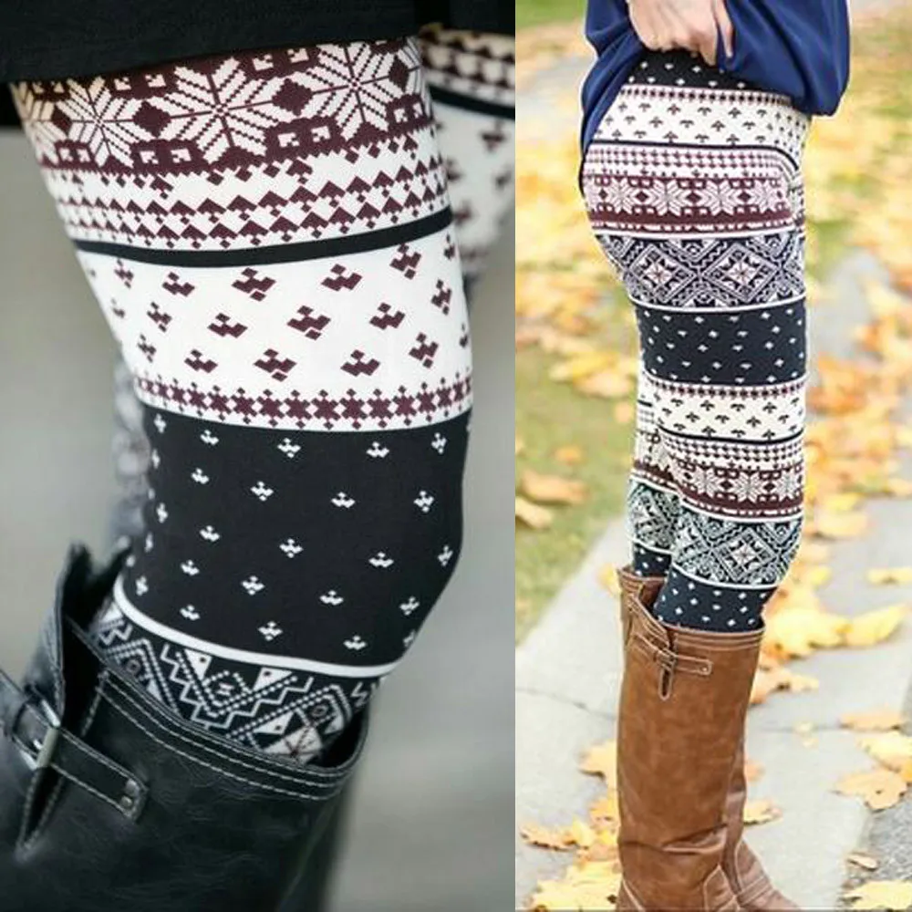 Лидер продаж 2017 женские осенне зимние теплые леггинсы модные эластичные брюки