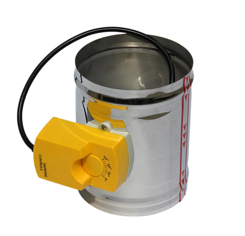 3 позиционный воздушный клапан 150 мм Электрический трехпозиционный демпфер 6