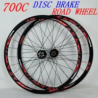 700c disc brake road wheels road bicycle disc brake road bike vc brak 30mm alloy rim 700c29inch cross country road bike wheel