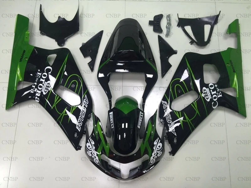 GSX R 600 750 1000 2000 - 2003 K12 Обтекатели для мотоциклов 01 00 черные и синие обтекатели | Дом