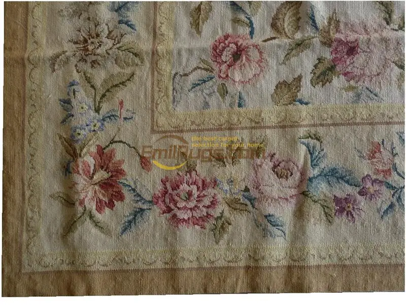 Goede Art Handgemaakte Tapijt Vicar 'S Vrouw Patroon Stitch Punt Tapijt Gebreide Traditionele Natuurlijke Schapenwol