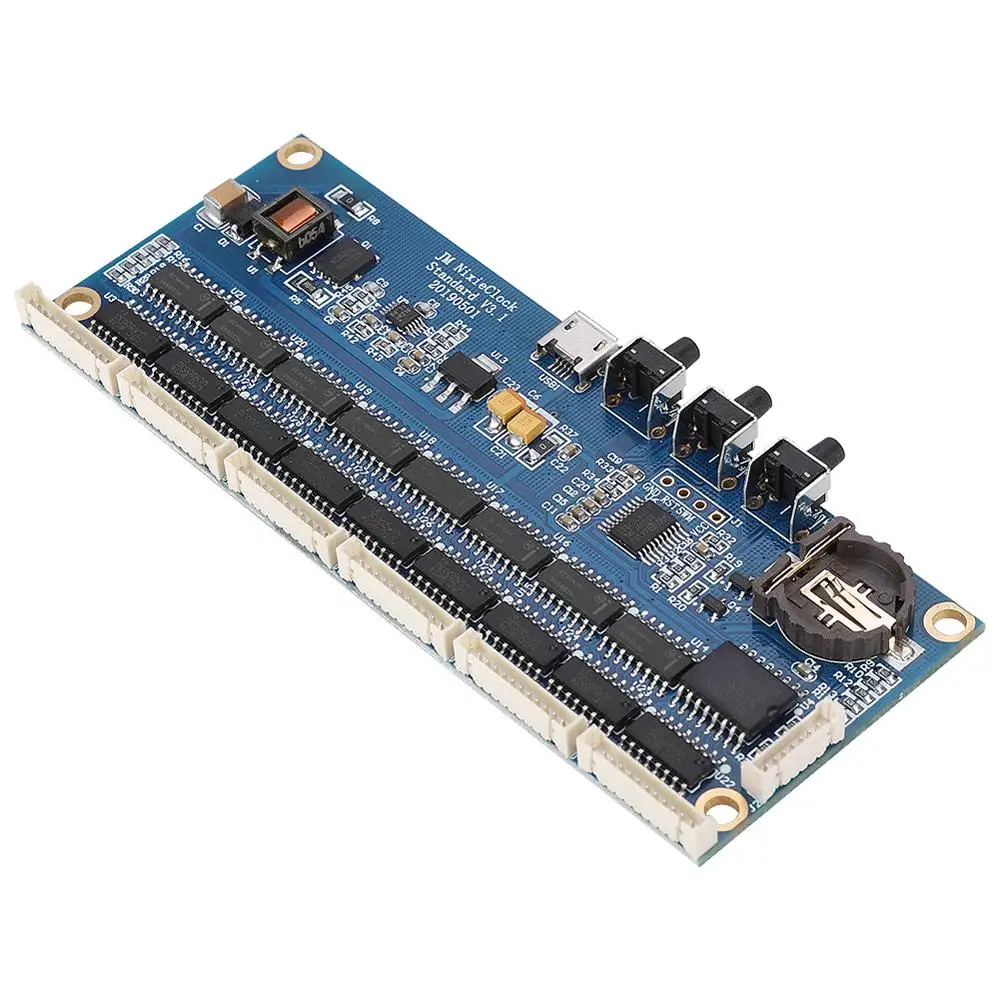 Hot DIY IN14 PCBA Digital Clock Kit 11V-13V Module Board with Flat Cable | Компьютеры и офис